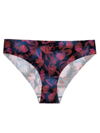 Culotte rigolote sans coutures pour femmes Fleures de nuit