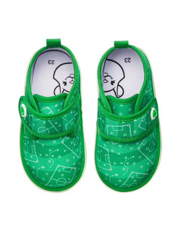 Vrolijke babyslippers Voetbal