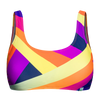 Haut de bikini de sport rigolo Couleur arc-en-ciel