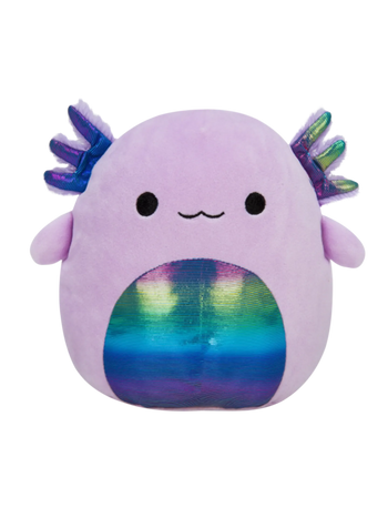 SQUISHMALLOWS Monica de paarse Axolotl, 20 cm