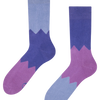 Chaussettes chaudes violettes ZigZag