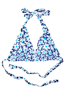 Vrolijk bikinitopje Blauwe madeliefjes