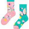 Chaussettes rigolotes pour enfants Papillons doux