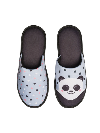 Vrolijke slippers Happy Panda