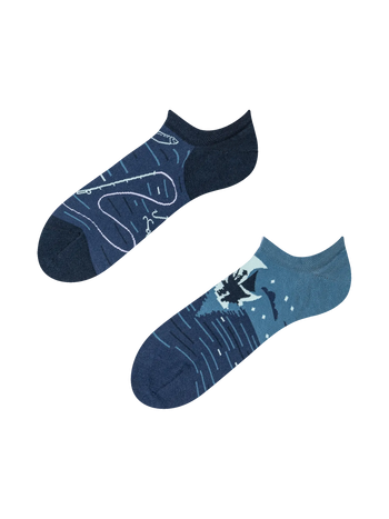 Vrolijke sneakersokken Nachtvisser
