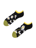 Vrolijke sneakersokken Madeliefjes bij nacht