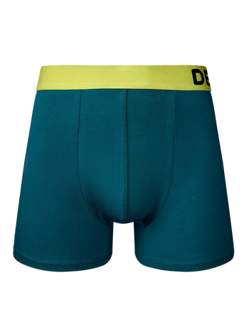 Blauwgroene en gele herentrunks