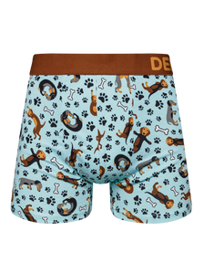Vrolijke herentrunks Teckels