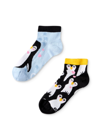 Socquettes rigolotes pour enfants Manchot d’hiver