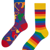 Chaussettes rigolotes Amour multicolore