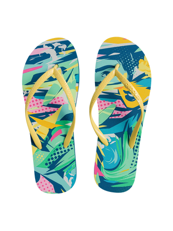 Tongs rigolotes Pop art