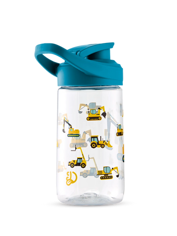 Vrolijke waterfles Graafmachine 470ml