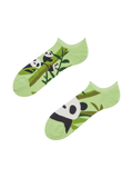 Vrolijke sneakersokken Panda's en bamboe
