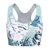Vrolijke sporttop Blauwe blaadjes