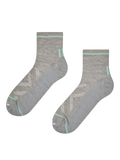 Socquettes de randonnée grises pour hommes