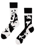 Chaussettes rigolotes Panda abstrait