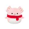 Squishmallows Archie de roze axolotl met fuzzy sjaal, 30 cm