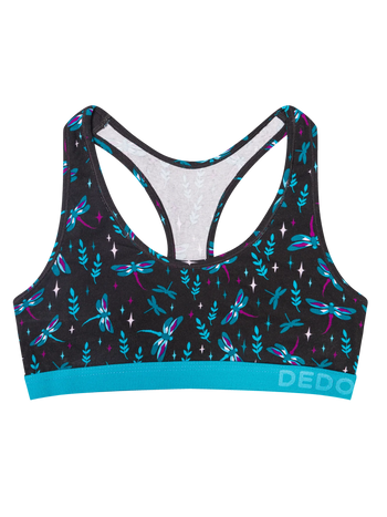 Bralette rigolote pour femmes Libellules durant la nuit
