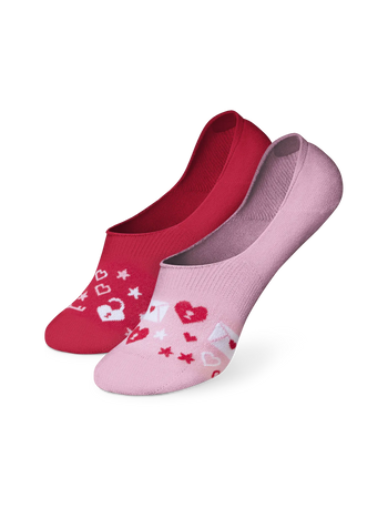 Chaussettes invisibles rigolotes Lettres d’amour