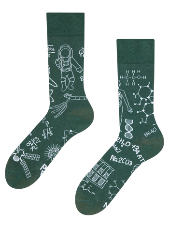 Chaussettes rigolotes Physique contre chimie