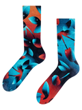 Chaussettes côtelées Cerises noires