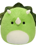 Squishmallows Fuzzamallows Tristan de groene triceratops, 30 cm