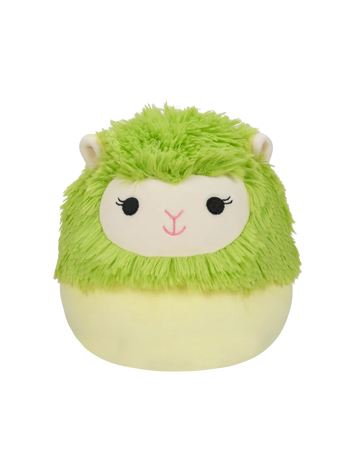 Peluche Squishmallows de 20 cm Cavaleri l’alpaga vert citron