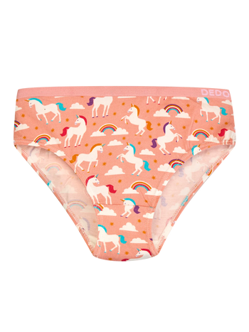 Culotte rigolote pour filles Licorne dans les nuages