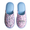 Pantoufles rigolotes Licorne arc-en-ciel