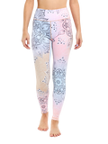 Legging de sport rigolo Mandala pastel
