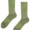Chaussettes de randonnée mi-mollet vert foncé pour hommes