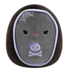 Squishmallows Julianne - Grijs met Paarse Doodskist met ondeugende ogen, 20 cm