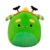 Squishmallows Callum het Groene Monster met vleermuis hoofdband, 20 cm