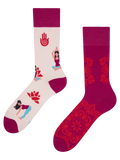 Chaussettes rigolotes Mandala de yoga