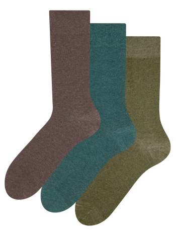 Paquet de 3 paires de chaussettes en coton recyclé Chasseur