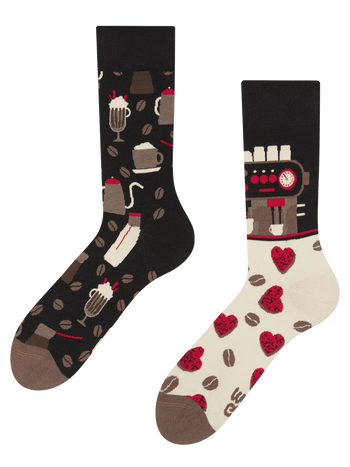 Chaussettes rigolotes Cafétéria