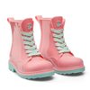 Bottes de pluie rose flamant rigolotes pour enfants
