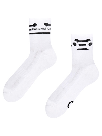 Chaussettes mi-mollet fonctionnelles rigolotes Pandastique