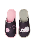 Pantoufles rigolotes Chat et balle