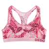 Bralette rigolote pour femmes Feuilles roses