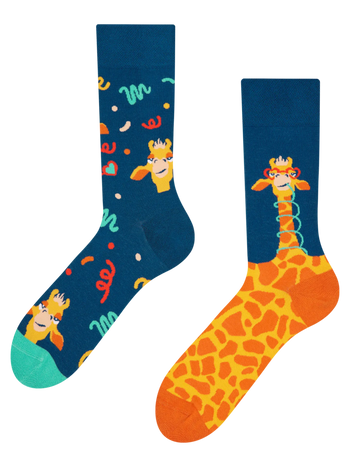 Chaussettes rigolotes Girafe drôle