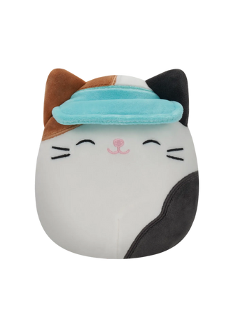 Squishmallows Cam de calico kat met vizier, 20 cm