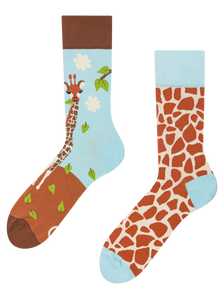 Vrolijke sokken Schattige giraffe