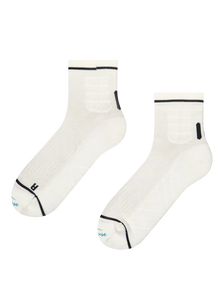 Socquettes de randonnée blanches pour hommes