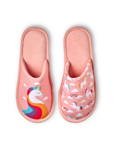 Pantoufles rigolotes Licorne dans les nuages