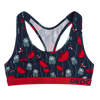 Vrolijke damesbralette Lieveheersbeestjes & papaverbloemen