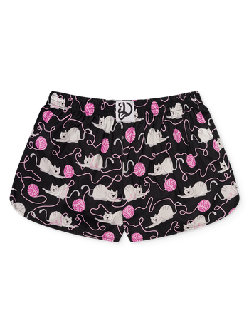 Vrolijke dames boxershorts Kat & bal