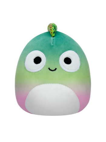 Squishmallows 2-in-1 Denton kameleon en Heide libelle, 13 cm