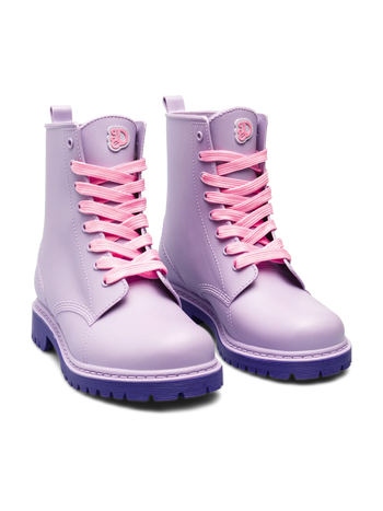 Bottes de pluie violet clair pour femmes