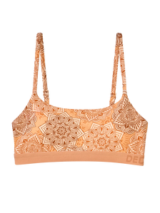 Bralette rigolote en modal pour femmes Mandala beige